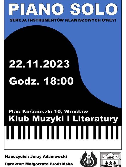 KONCERT INSTRUMENTÓW KLAWISZOWYCH “O’KEY!”