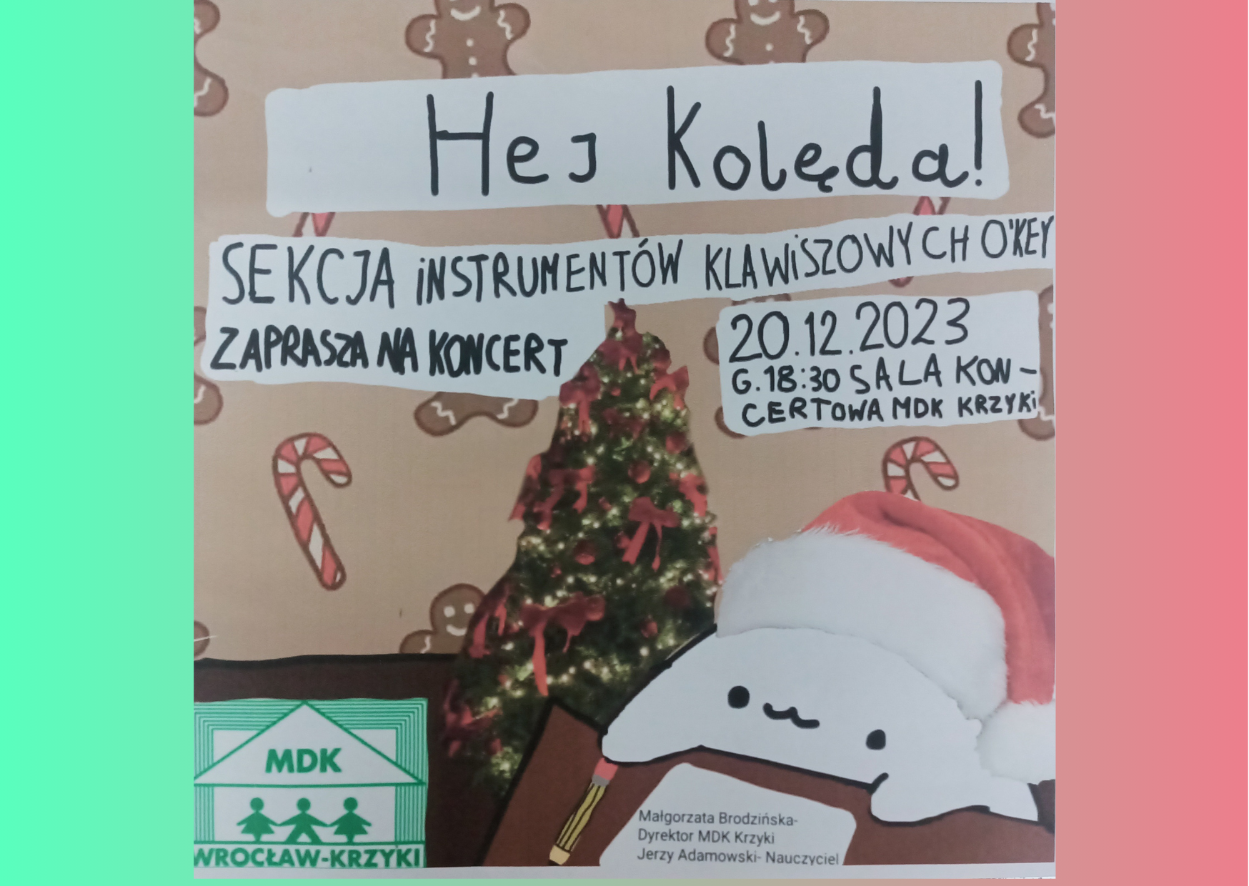 Czerwona Zielona Liście Niegrzeczny Czy Miły Boże Narodzenie Kartka