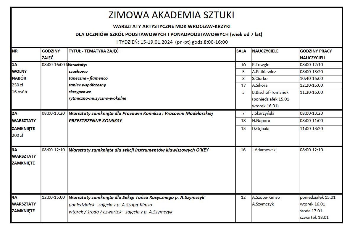 www-----Zimowa Akademia Sztuki 2024----I tydzień