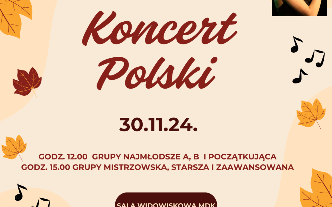 Koncert Polski Sekcji Wokalnej 30.11.2024