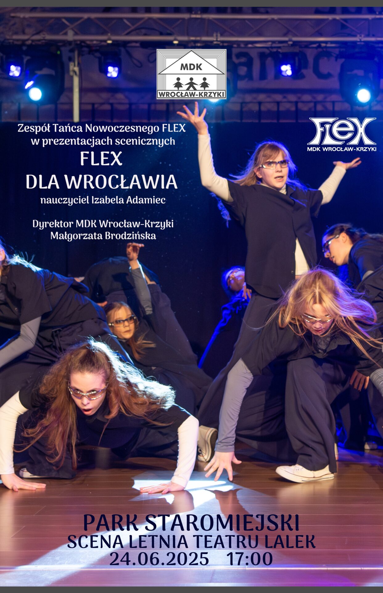 FLEX dla Wrocławia 24.06. 17:00 Park Staromiejski I nauczyciel Izabela Adamiec
