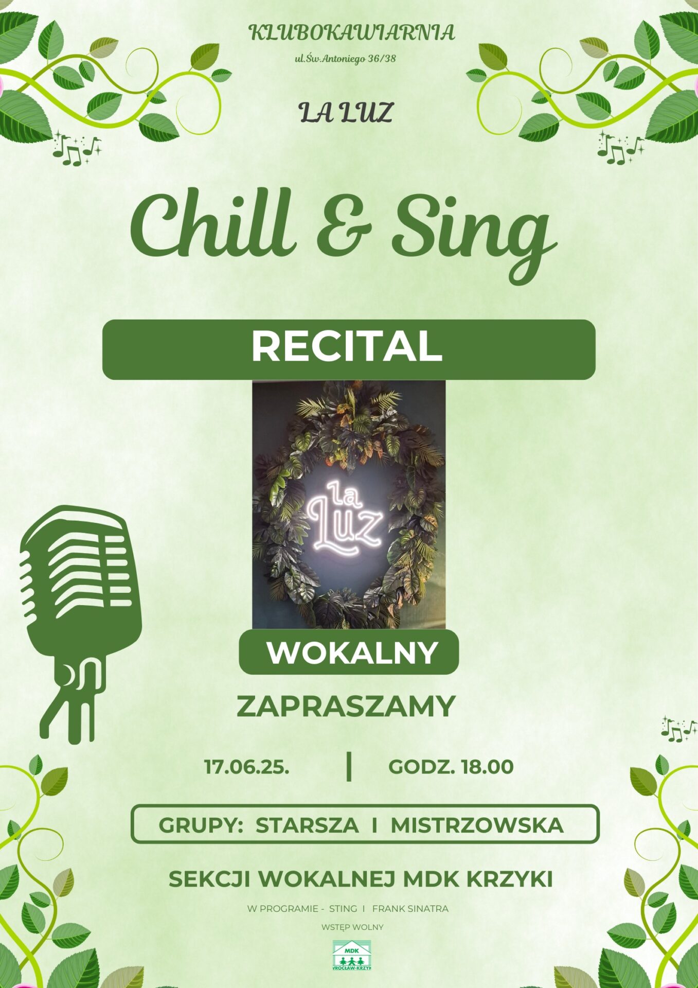 Recital Sekcji Wokalnej