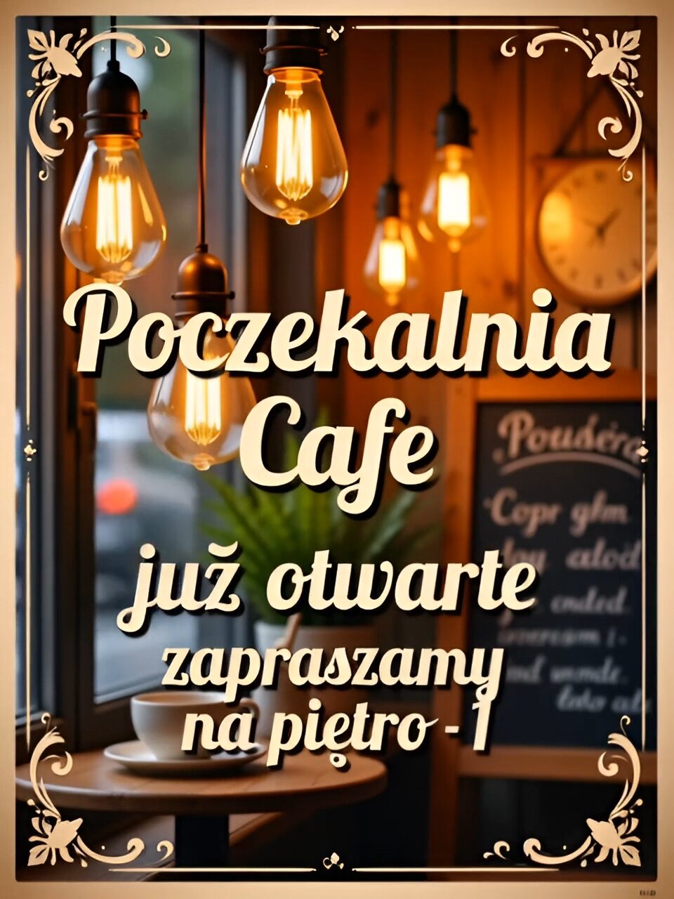 18.11. Otwarcie kawiarenki Poczekalnia Cafe w MDK-Krzyki. Zapraszamy!