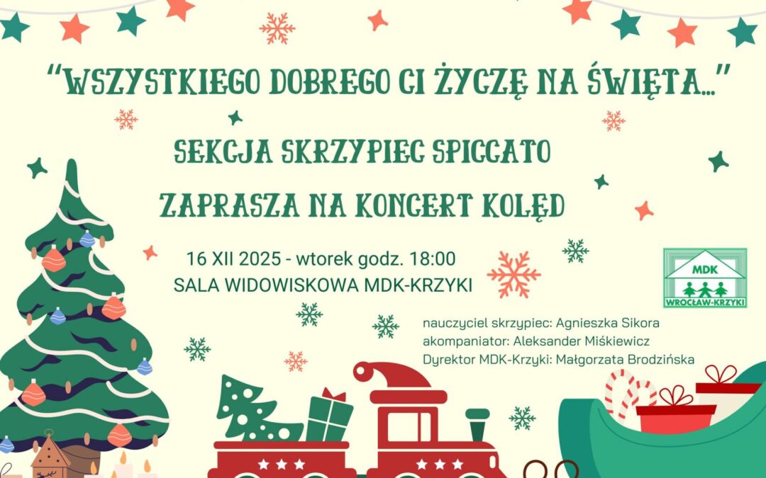 KONCERT KOLĘD SEKCJI SKRZYPIEC SPICCATO 16.12.2025