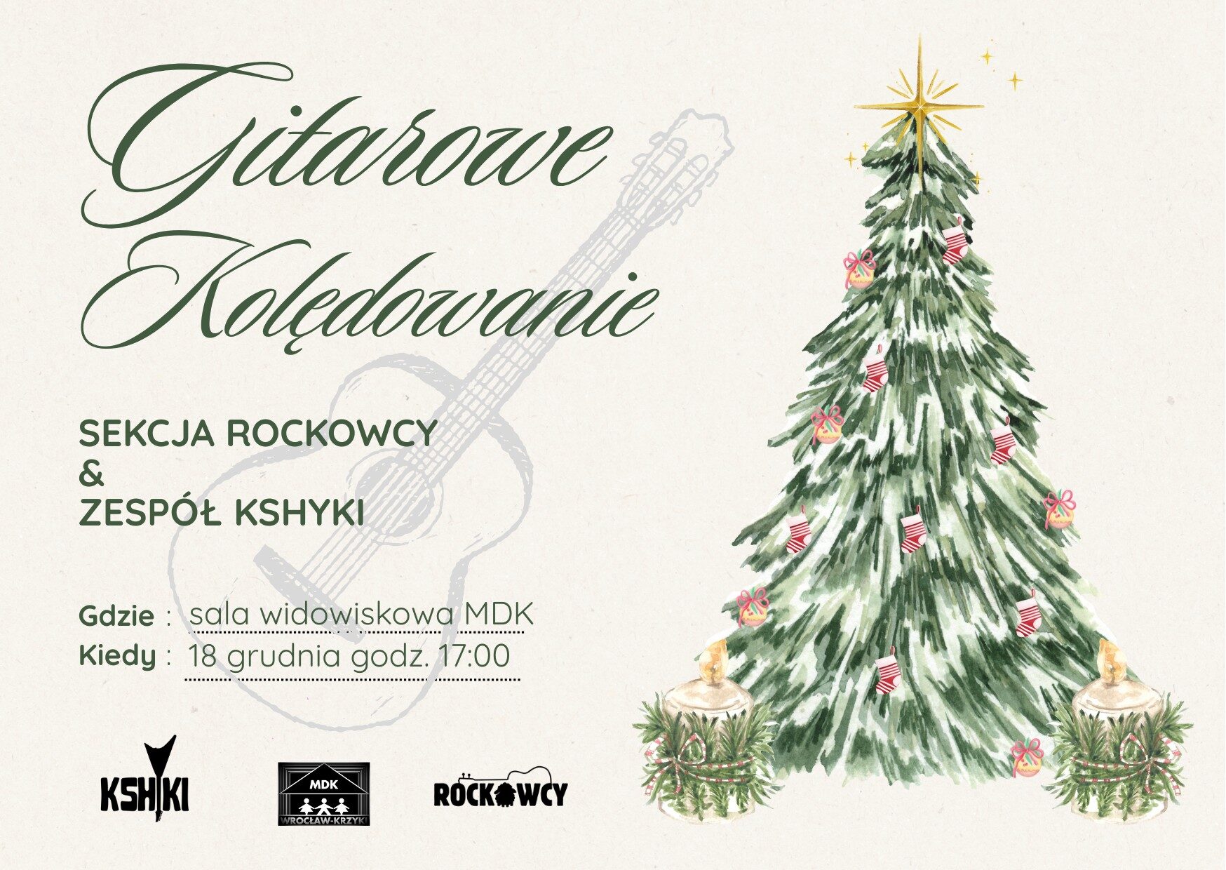 GITAROWE KOLĘDOWANIE RockOwcy & Zespół KSHYKI 18.12.2025