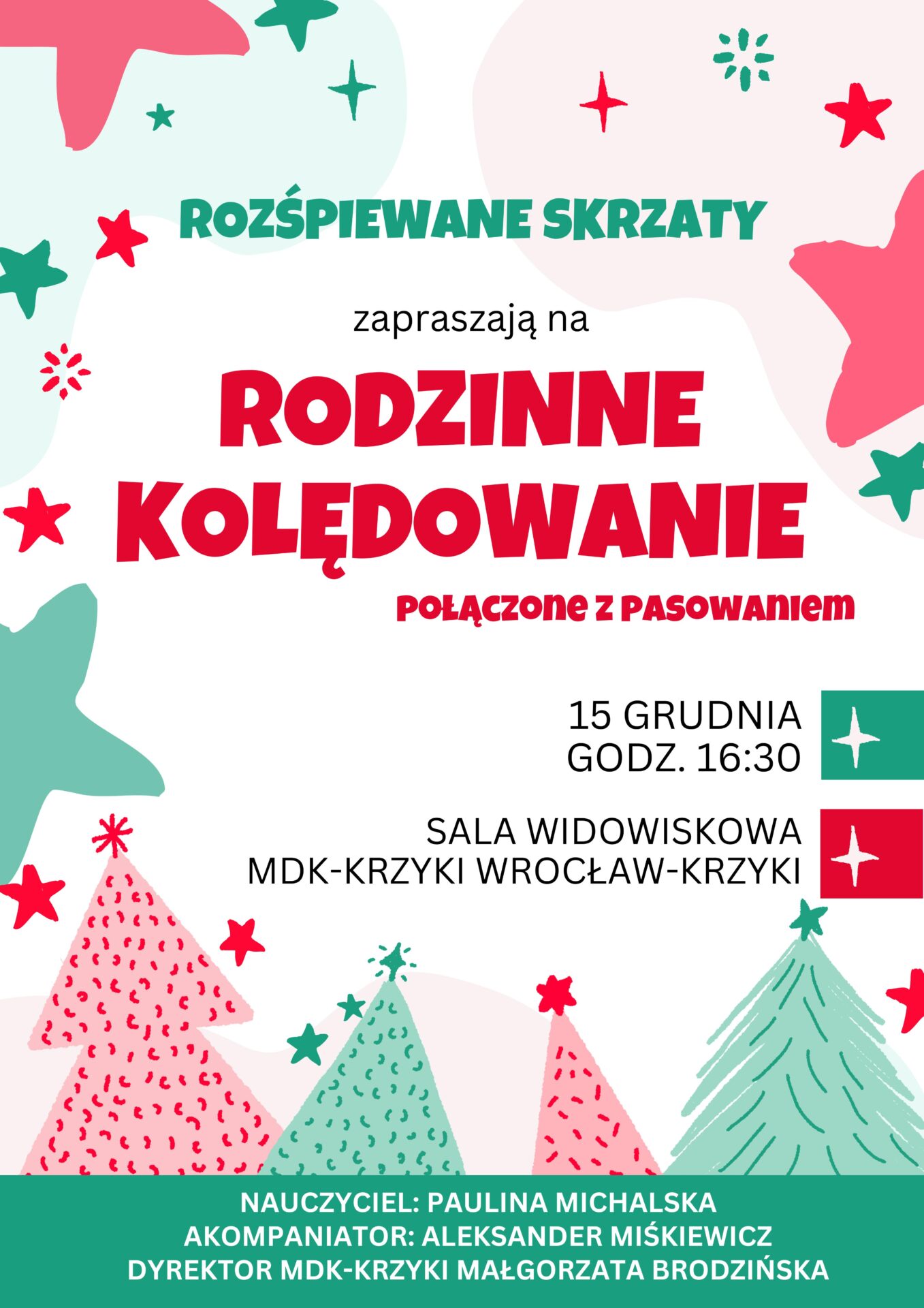 KONCERT RYTMIKI ROZŚPIEWANE SKRZATY 15.12.2025