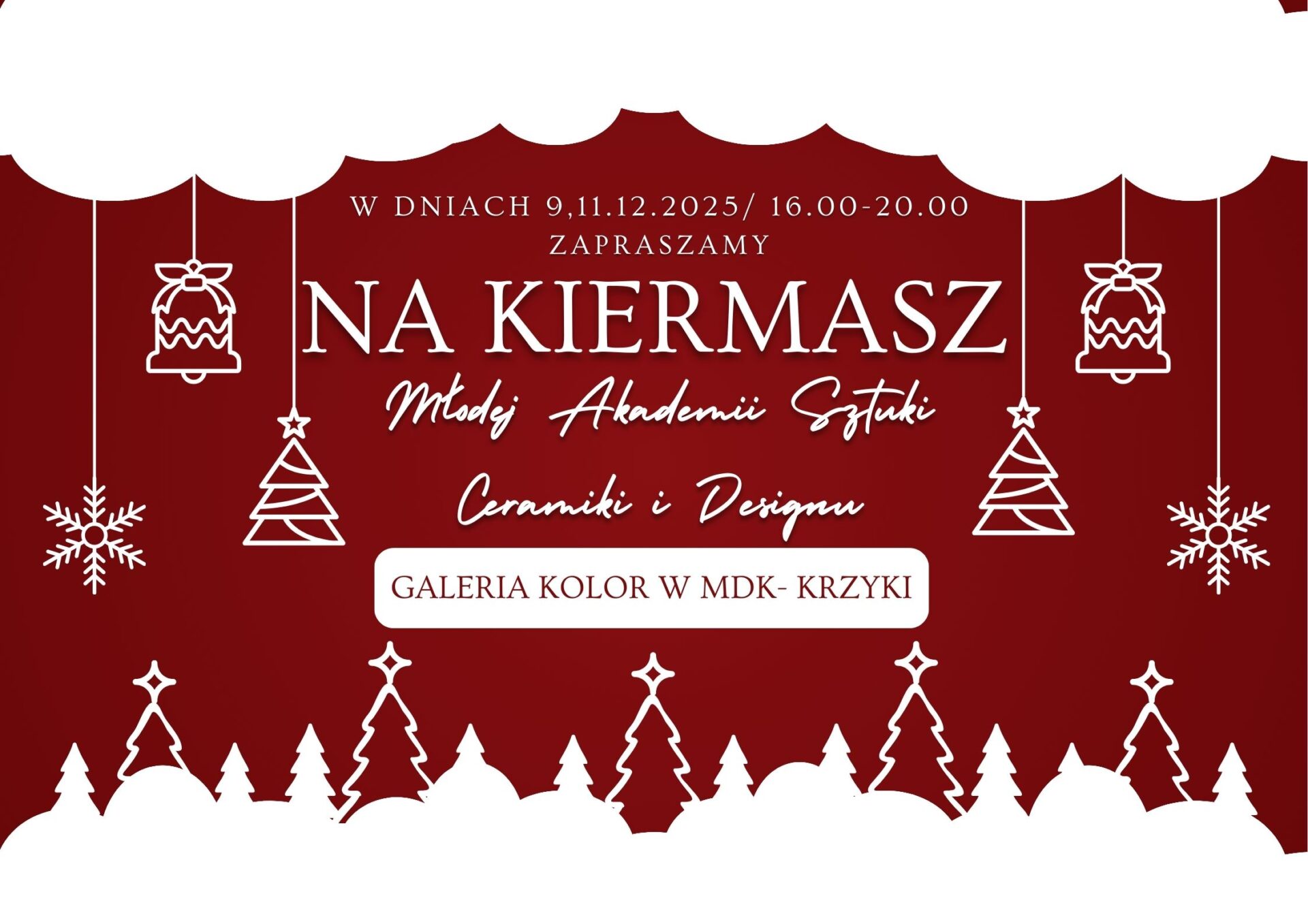 KIERMASZ ŚWIĄTECZNY 9.12.2025
