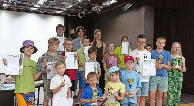 Turniej Szachowy o Puchar Dyrektora MDK Krzyki 20.06. MDK sala widowiskowa