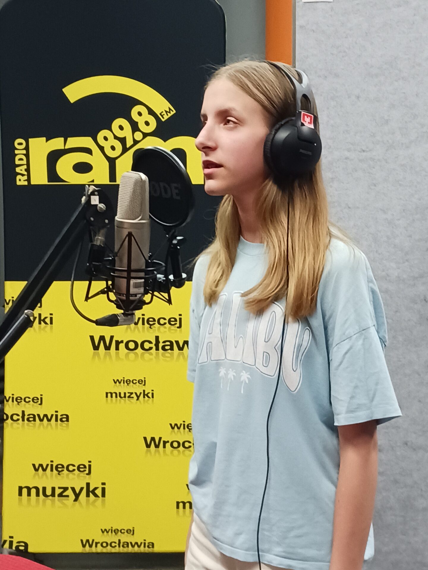 Sesja nagraniowa w Studio Polskiego Radia – Sekcja Wokalna